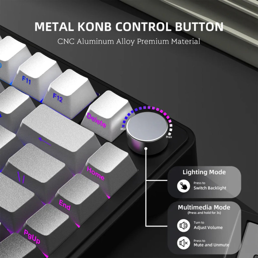 A Photo Of Attack Shark X85 - Wireless Mechanical Gaming Keyboard