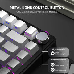A Photo Of Attack Shark X85 - Wireless Mechanical Gaming Keyboard