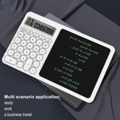 A Photo Of Calculator Writing Tablet For Office and Study