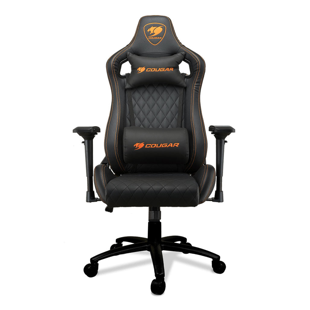 A Photo Of Cougar Armor S - Gaming Chair - Premium PVC Leather, High-Density Foam, and Diamond Check Pattern