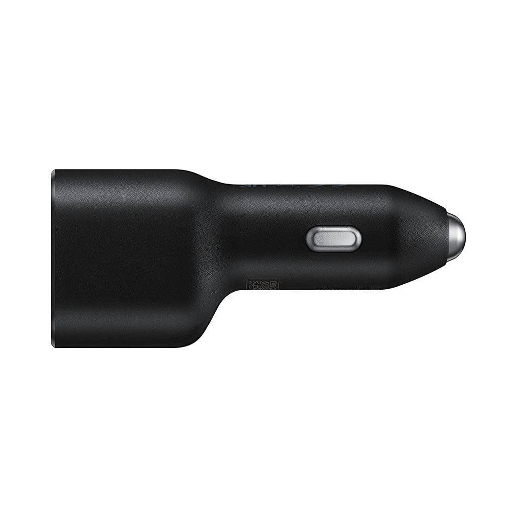 A Photo Of Samsung Dual Port Car Charger – 25W & 15W Fast Charging with LED Indicator