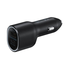 A Photo Of Samsung Dual Port Car Charger – 25W & 15W Fast Charging with LED Indicator