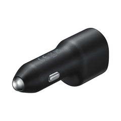 A Photo Of Samsung Dual Port Car Charger – 25W & 15W Fast Charging with LED Indicator