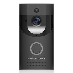 A Photo Of Powerology Smart Video Doorbell with Night Vision, Motion Sensor, and Two-Way Talk – HD 1080P Security Solution