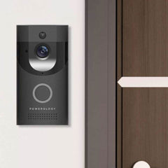 A Photo Of Powerology Smart Video Doorbell with Night Vision, Motion Sensor, and Two-Way Talk – HD 1080P Security Solution