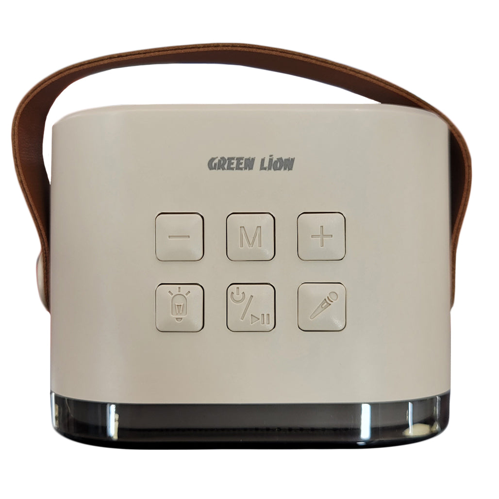 A Photo Of Green Lion Duet Echo Lite Karaoke Speaker - Bluetooth 5.3, 5W Output | GNDUECHL5WBG