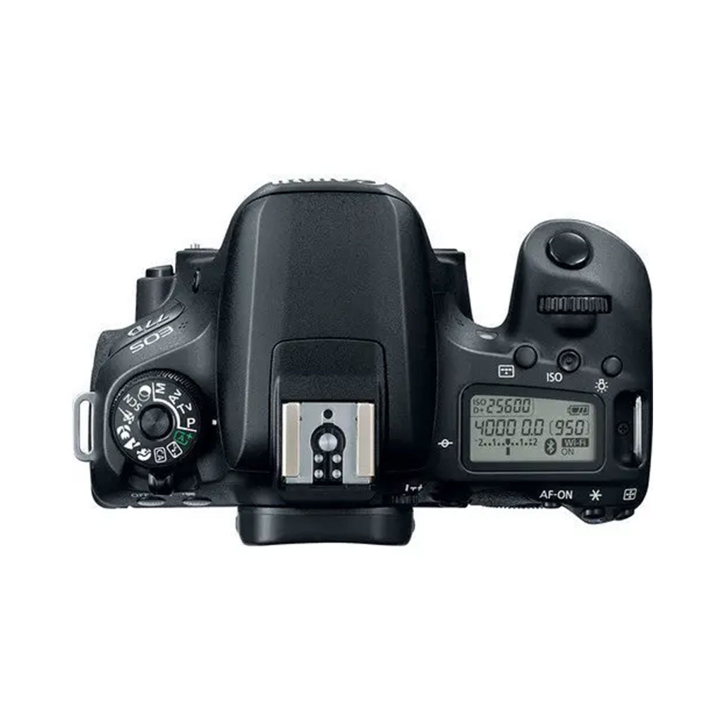A Photo Of Canon EOS 77D DSLR Camera with 18-55mm STM Lens