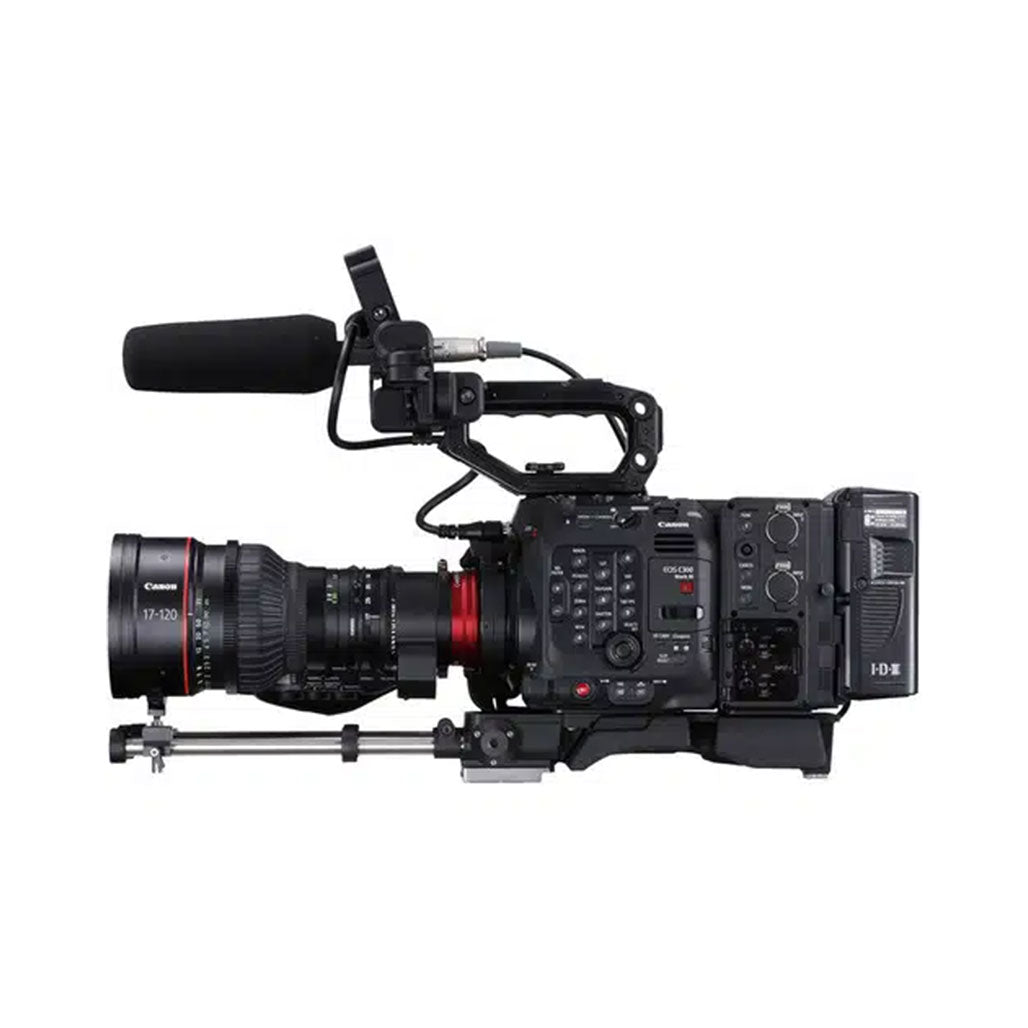 A Photo Of Canon EOS C300 Mark III Digital Cinema Camera Body (EF Lens Mount) – Professional 4K Cinema Camera with Dual Gain Output Sensor