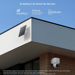 A Photo Of Eufy SoloCam E30 – 2K Solar Security Camera with 360° Pan, AI Tracking, and No Monthly Fees