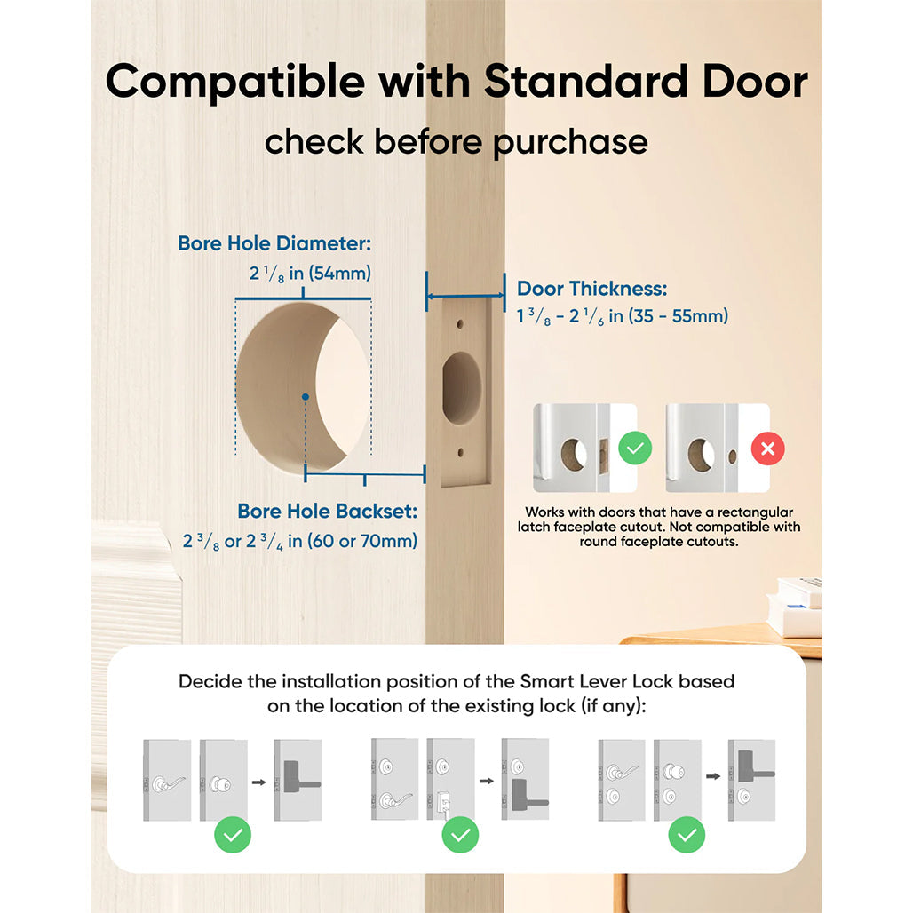 A Photo Of Eufy Smart Lock C33 – Wi-Fi Fingerprint Lever Lock