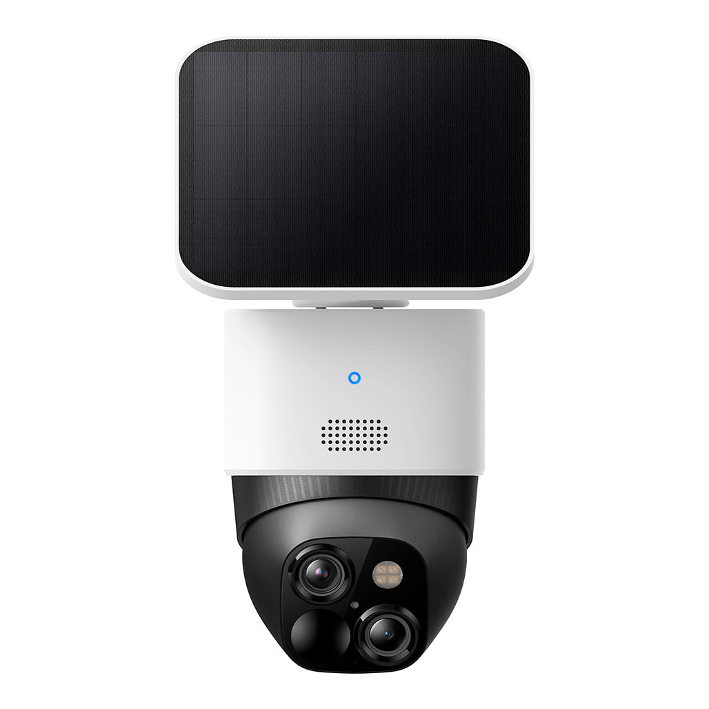 A Photo Of Eufy SoloCam S340 - Wireless Outdoor Security Camera with Dual Lens and Solar Panel