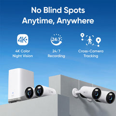 A Photo Of EufyCam E330 (Professional) 4-Camera Kit – Advanced 4K Security with 24/7 Recording
