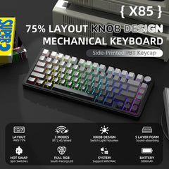 A Photo Of Attack Shark X85 - Wireless Mechanical Gaming Keyboard