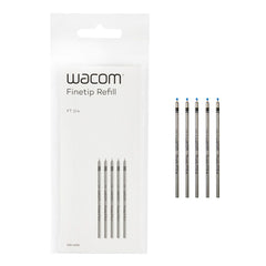 A Photo Of Wacom ACK22208 Finetip 0.4 mm Pen Refills (5-Pack) | Black Gel Ink for Intuos Pro and Finetip Pens