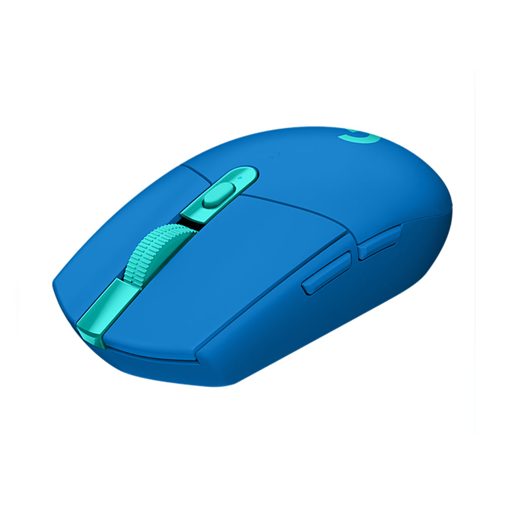 A Photo Of Logitech G304 LIGHTSPEED Wireless Gaming Mouse - Blue | 250-Hour Battery Life, HERO Sensor, Lightweight Design