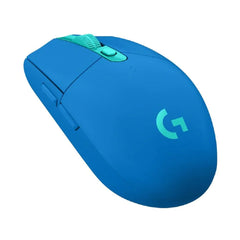 A Photo Of Logitech G304 LIGHTSPEED Wireless Gaming Mouse - Blue | 250-Hour Battery Life, HERO Sensor, Lightweight Design
