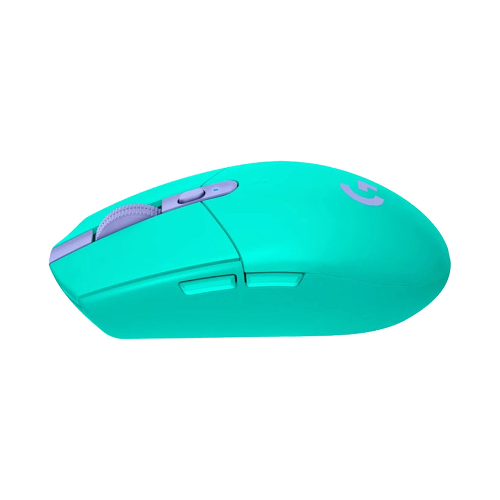 A Photo Of Logitech G304 LIGHTSPEED Wireless Gaming Mouse - Mint | 250-Hour Battery, HERO Sensor, Lightweight & Durable