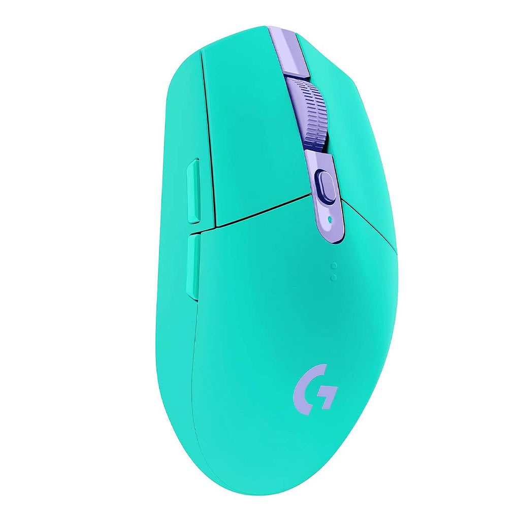A Photo Of Logitech G304 LIGHTSPEED Wireless Gaming Mouse - Mint | 250-Hour Battery, HERO Sensor, Lightweight & Durable
