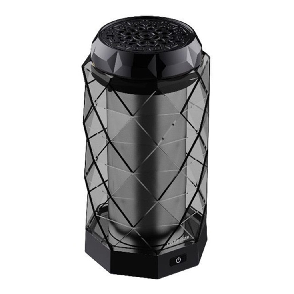 A Photo Of Green Lion Crystal Bakhour Incense Burner - Black | Compact and Portable Scent Diffuser