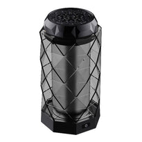 Green Lion Crystal Bakhour Incense Burner - Black | Compact and Portable Scent Diffuser