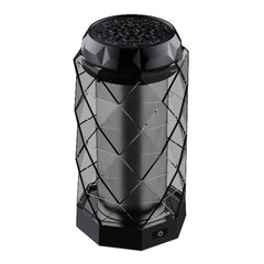 A Photo Of Green Lion Crystal Bakhour Incense Burner - Black | Compact and Portable Scent Diffuser