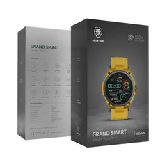 A Photo Of Green Lion GNGRNDSWBKYL Grand Smart Watch - Yellow