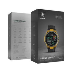 A Photo Of Green Lion GNGRNDSWYLBK Grand Smart Watch - Yellow/Black