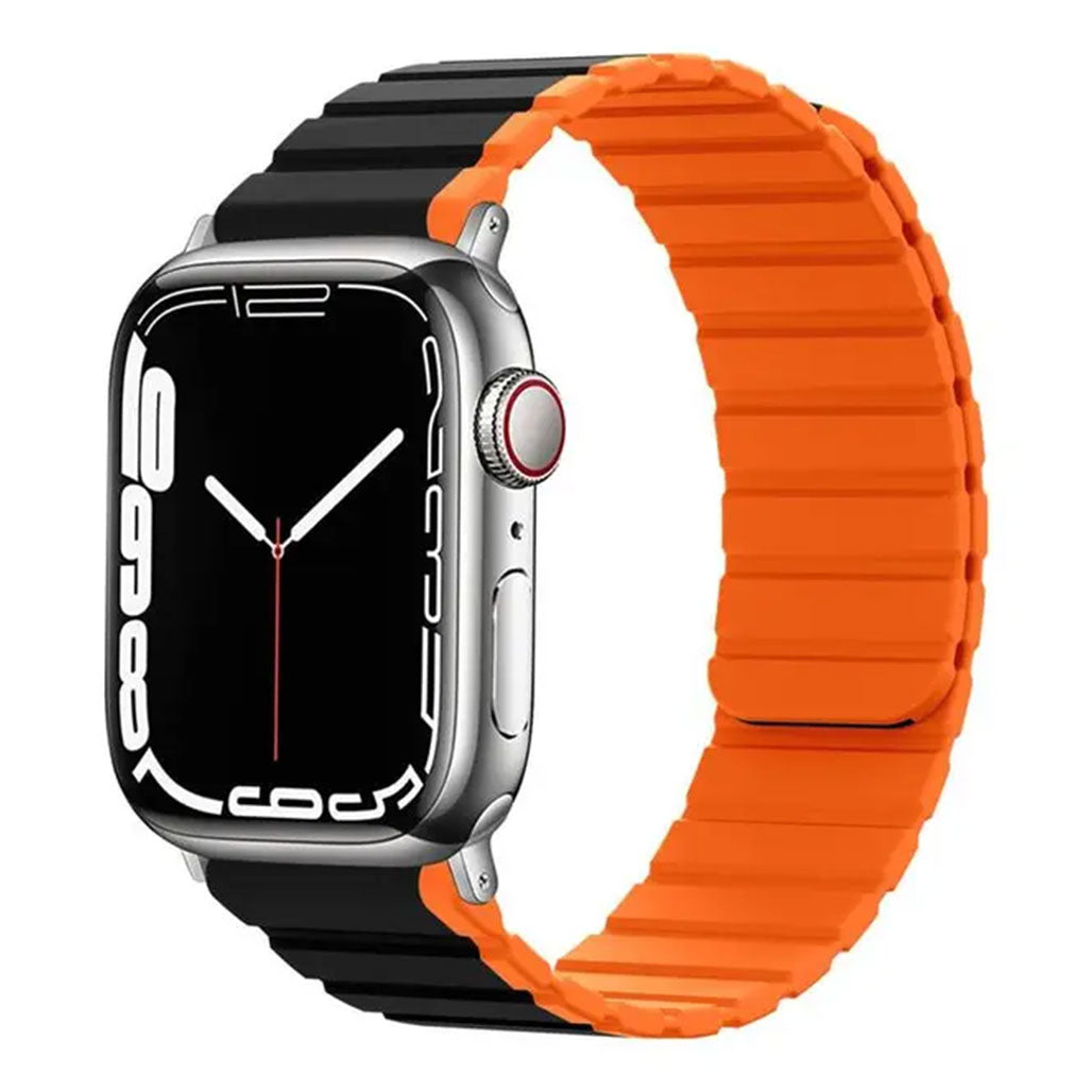 A Photo Of Green Lion 2-In-1 Silicone & Magnets Watch Strap – Durable and Stylish Apple Watch Accessory