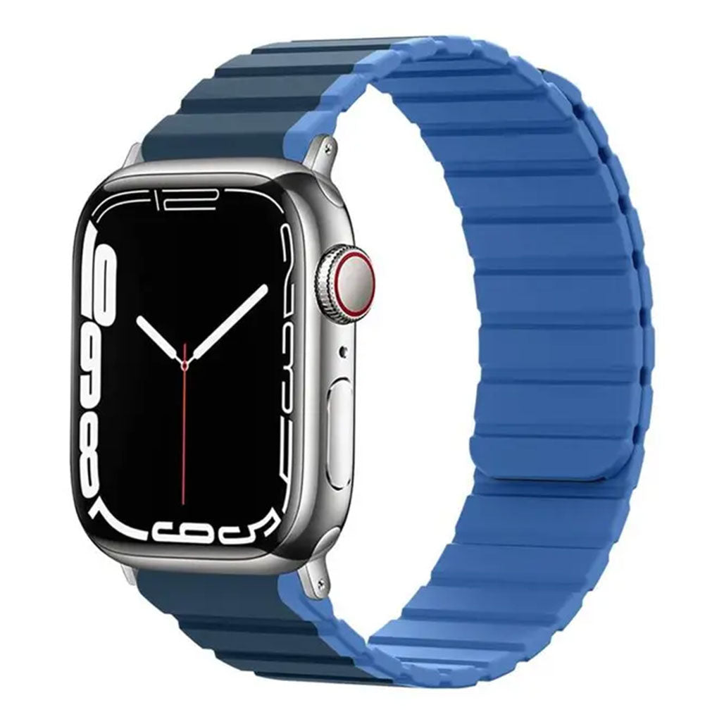 A Photo Of Green Lion 2-In-1 Silicone & Magnets Watch Strap – Durable and Stylish Apple Watch Accessory