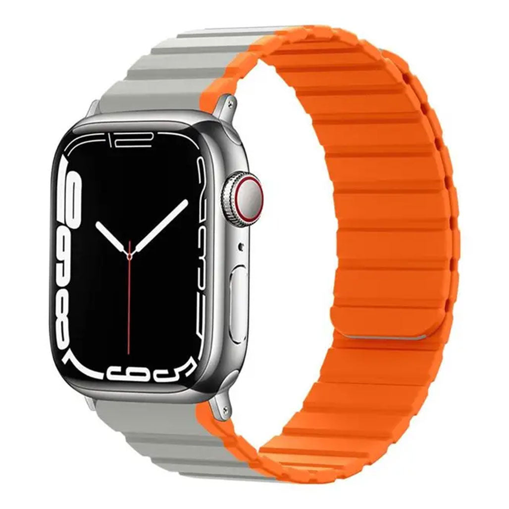 A Photo Of Green Lion 2-In-1 Silicone & Magnets Watch Strap – Durable and Stylish Apple Watch Accessory