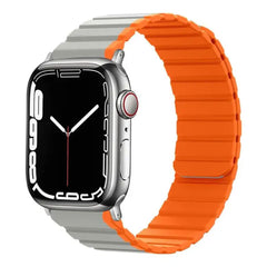 A Photo Of Green Lion 2-In-1 Silicone & Magnets Watch Strap – Durable and Stylish Apple Watch Accessory