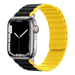 A Photo Of Green Lion 2-In-1 Silicone & Magnets Watch Strap – Durable and Stylish Apple Watch Accessory