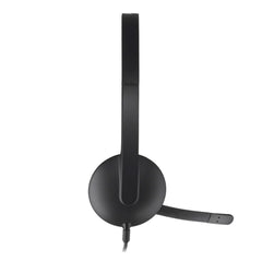 A Photo Of Logitech H340 USB Wired Headset - Comfortable and Clear Audio Solution