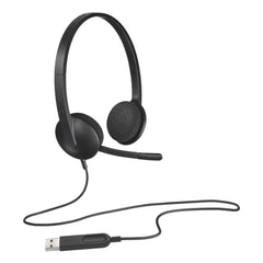 A Photo Of Logitech H340 USB Wired Headset - Comfortable and Clear Audio Solution