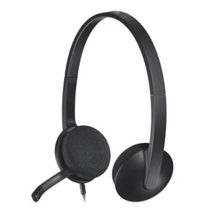 A Photo Of Logitech H340 USB Wired Headset - Comfortable and Clear Audio Solution