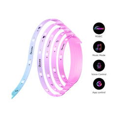 A Photo Of Govee LED Strip Light S, 5m RGBICW LED Lights with Smart App Control, IP67 Waterproof, Enhanced Music Mode & 64+ Scene Modes