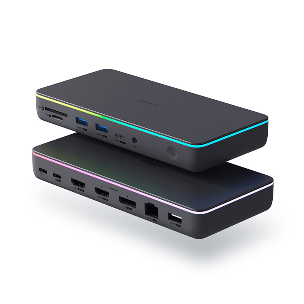 A Photo Of Hagibis Triple Display USB-C Docking Station | 8K HD, 100W Power Delivery, Multi-System Compatible