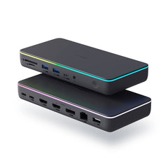 A Photo Of Hagibis Triple Display USB-C Docking Station | 8K HD, 100W Power Delivery, Multi-System Compatible