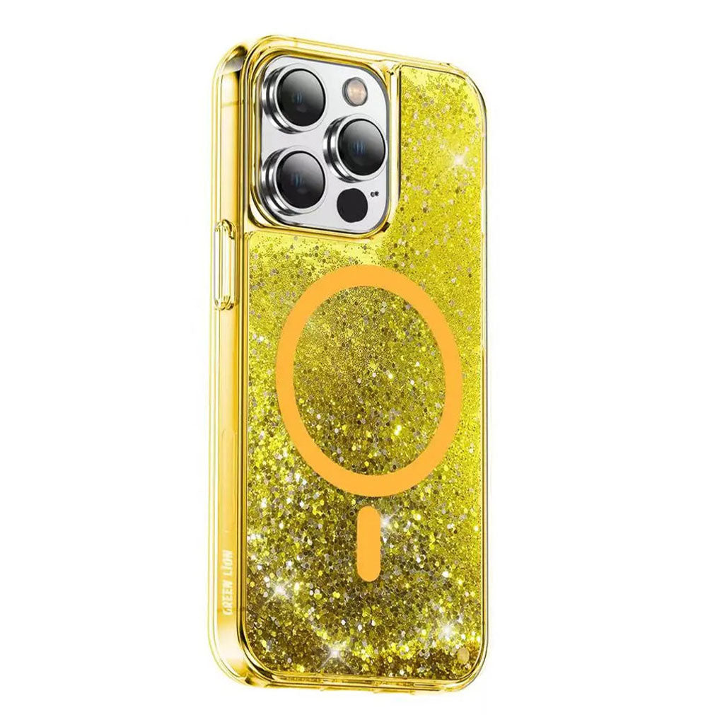 A Photo Of Green Lion Happiness Case for iPhone 14 Pro