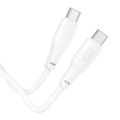 A Photo Of Hoco X93 Type-C to Type-C Charging Cable - 2M, 60W Fast Charging, Durable TPE