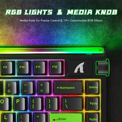A Photo Of Attack Shark R85 HE - 75% Wired Mechanical Gaming Keyboard