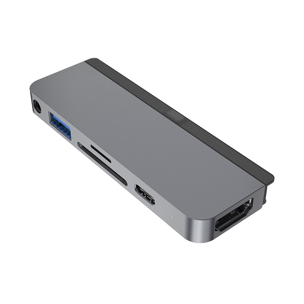 A Photo Of Hyper Drive 6-in-1 USB-C Hub for iPad Pro – Multi-Port Docking Station for iPad Pro, Air, and Mini