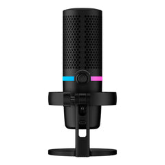 A Photo Of HyperX DuoCast USB Microphone with RGB Lighting – High-Resolution Recording and Customizable Design