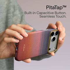 A Photo Of Pitaka Edge Case for iPhone 18 Pro / iPhone 18 Pro Max – Ultra-Thin Aramid Fiber MagSafe Case