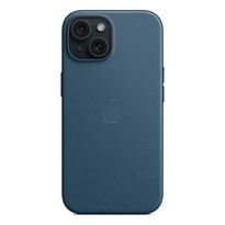 Apple iPhone 15 FineWoven Case with Apple iPhone 15 FineWoven Case with MagSafe - Pacific Blue | Stylish, Eco-Friendly ProtectionMagSafe - Pacific Blue