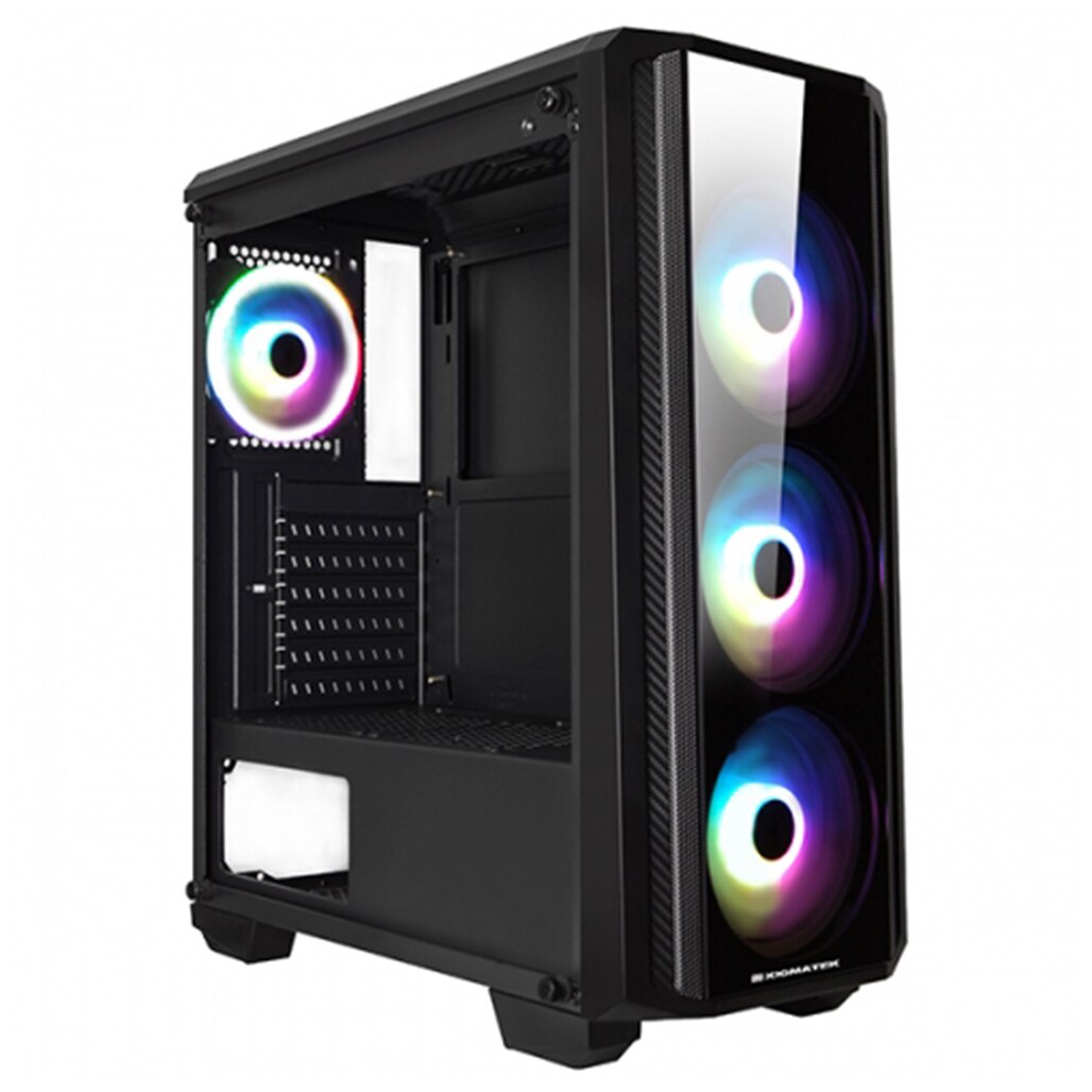 A Photo Of Xigmatek Sirocon Ii Atx Case Front 3 Fans