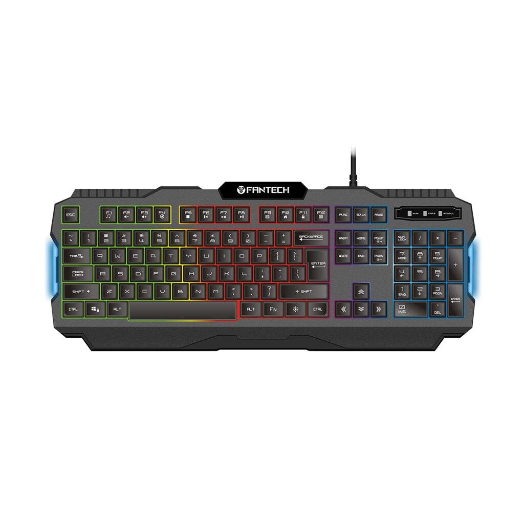 A Photo Of Fantech K511 Hunter - Full-Size Wired Gaming Keyboard with Rainbow LED Backlighting