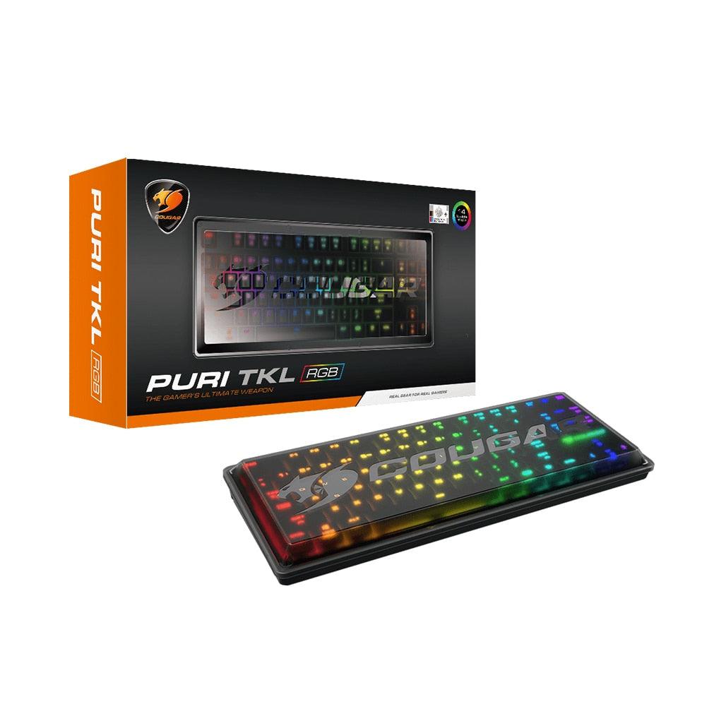 A Photo Of Cougar Puri TKL - RGB Wired Mechanical Gaming Keyboard - Blue Switch