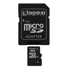 A Photo Of Kingston 8 GB microSDHC Class 4 Flash Memory Card | SDC4-8GB