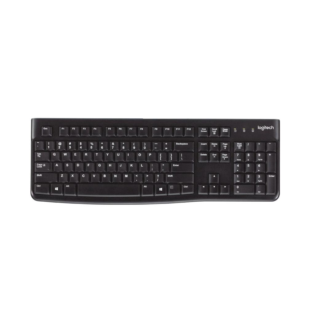 A Photo Of Logitech K120 USB Wired Keyboard - Spill-Resistant and Durable